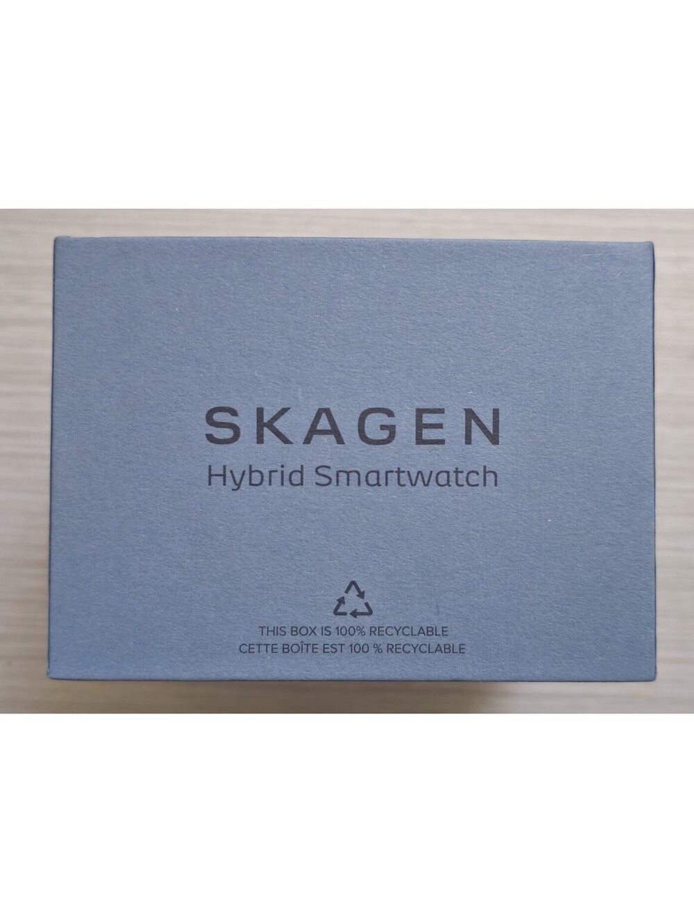 Skagen Hybrid 42mm Smartwatch SKT1123 Men's Quartz Watch Blue Dial Black Band - Picture 2 of 6